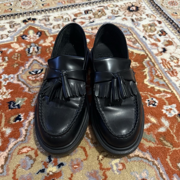 Black Tassel Loafers